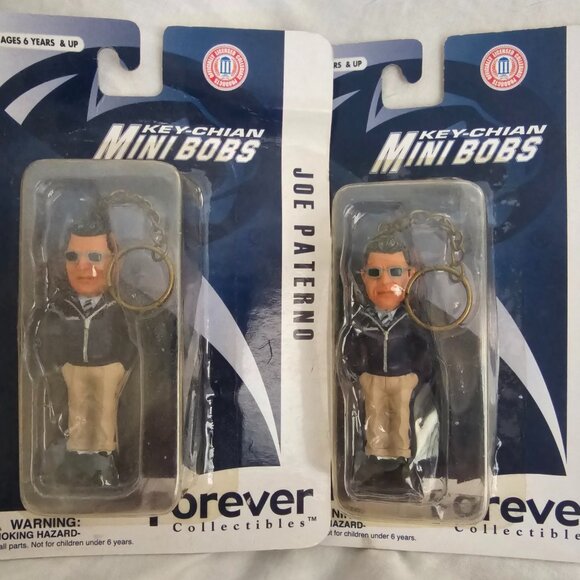 Coach JOE PA JOE PATERNO PennState 3” Mini Bobs Keychain Bobblehead MisprintRARE - Picture 1 of 6